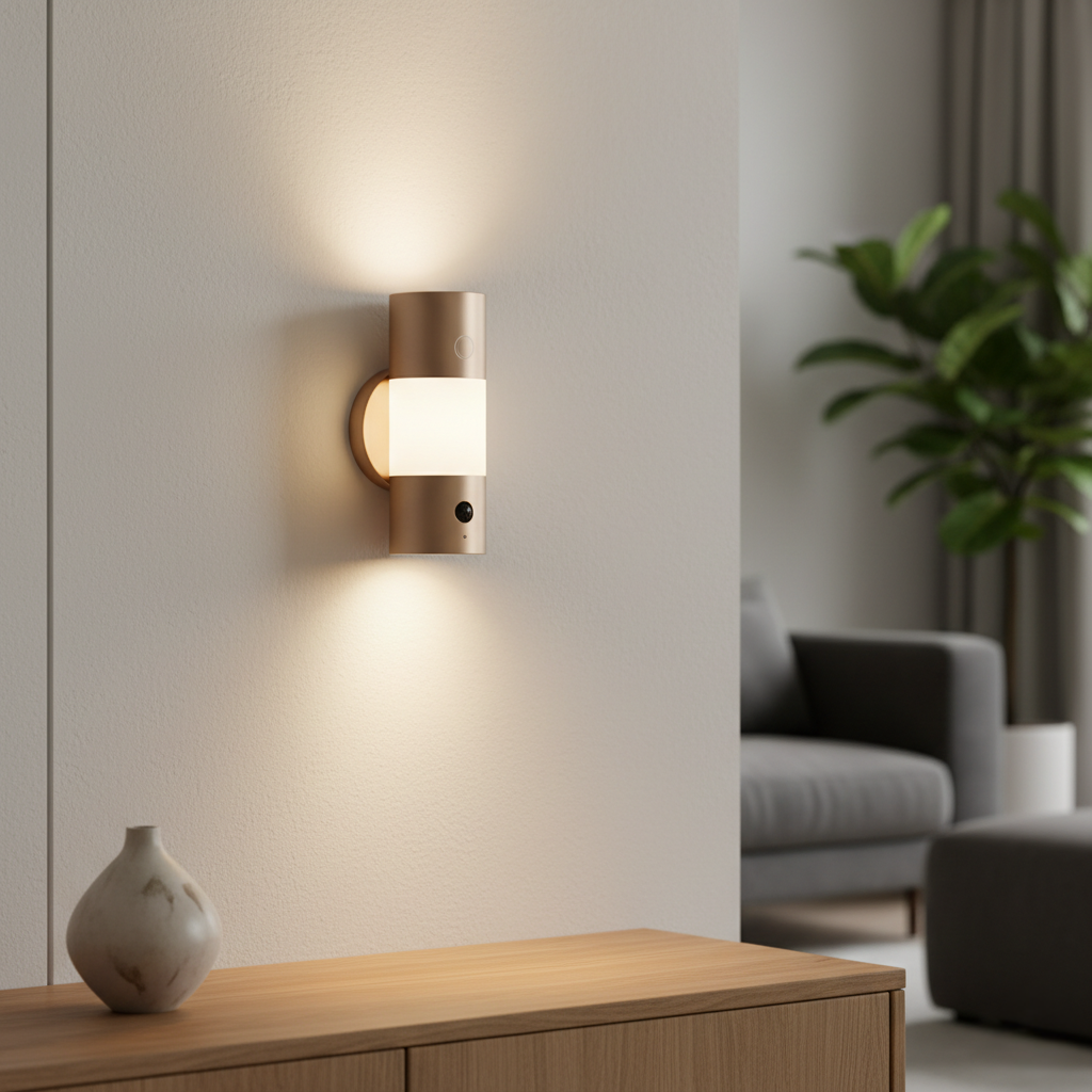 Motion Sensor Wall Light with Touch Control
