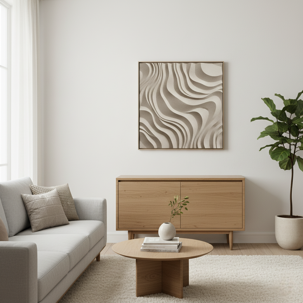 Relief Wall Art Sandform Echo