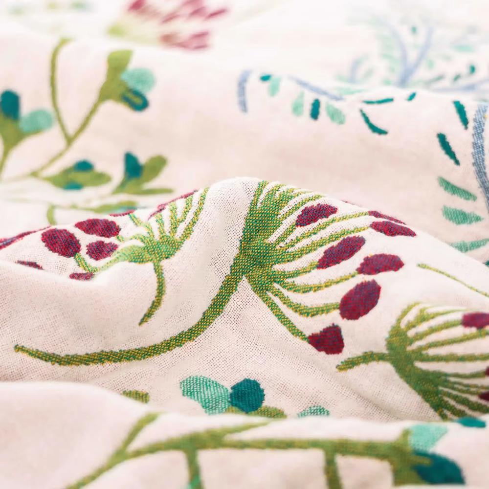 Organic Cotton Gauze Blanket – 4-Layer Lightweight Throw for Indoor & Outdoor Use