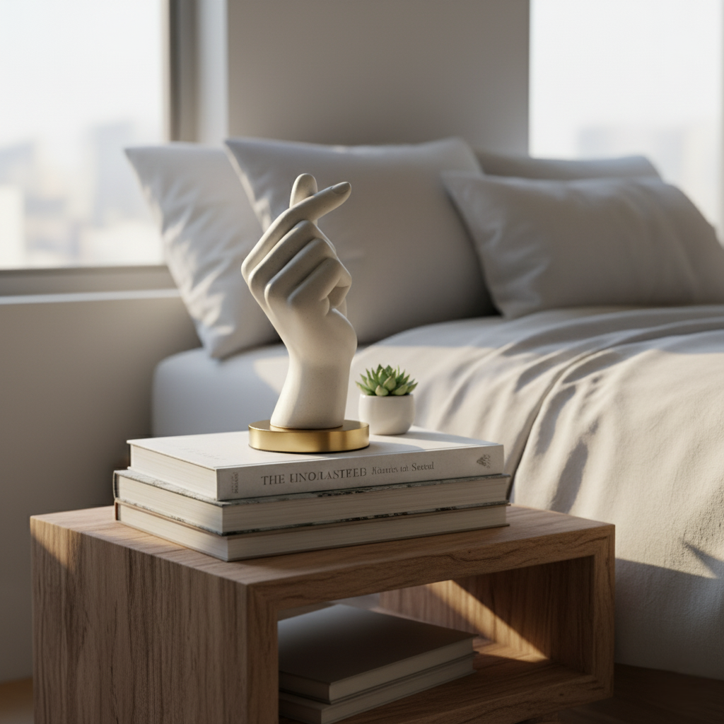 Decorative Hand Sculpture Love Gesture Ornament for Home or Office