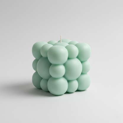 Cube Bubble Candle