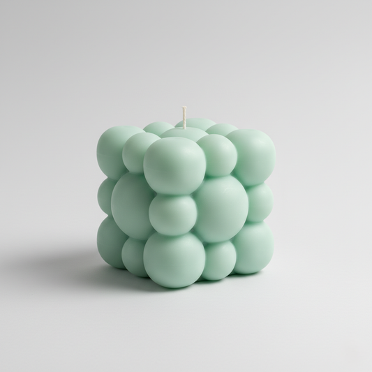 Cube Bubble Candle